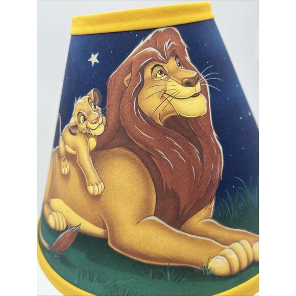 Vintage Lion King Simba Mufasa 1990's Dolly portable lamp Working - Picture 11 of 14